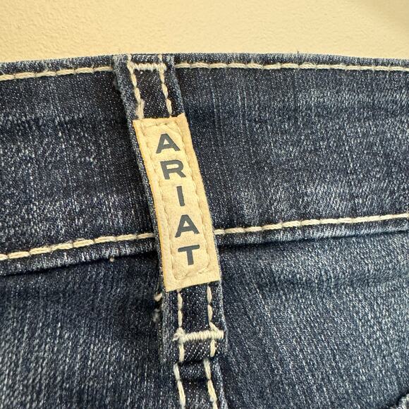 Ariat Women's Straight Leg Jeans - Dark Blue - Picture 11 of 14